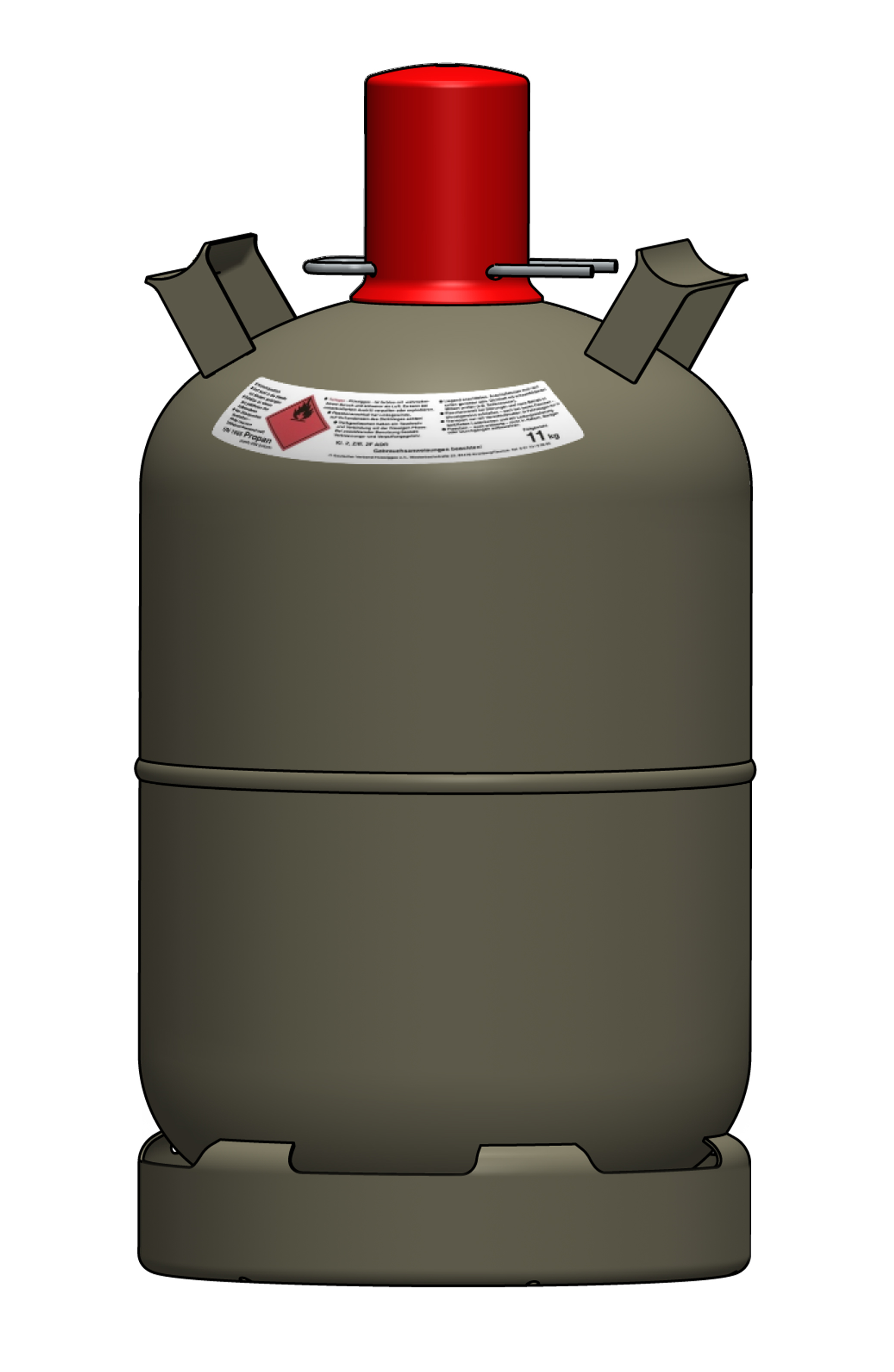 Flssiggasdepot - 11 kg Pfandflasche